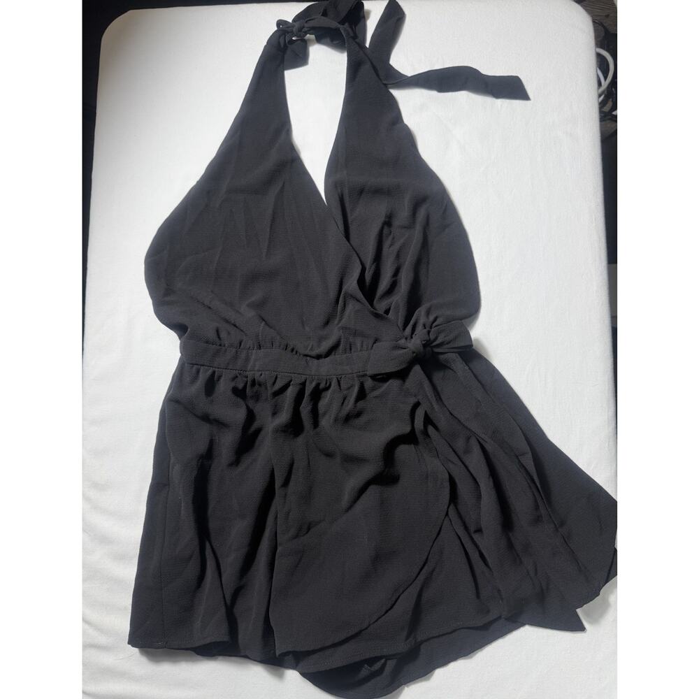 Hyfve Romper With Wrap Around Skirt And Shorts Underneath